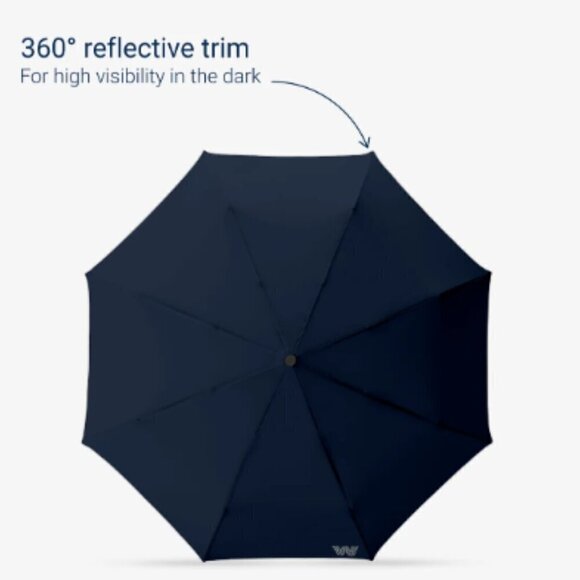 Weatherman Travel Size Umbrella University of Maryland Logo New - Picture 1 of 4